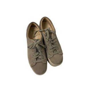 Marc Fisher Ltd Taupe Suede MLEMMY Platform Sneakers